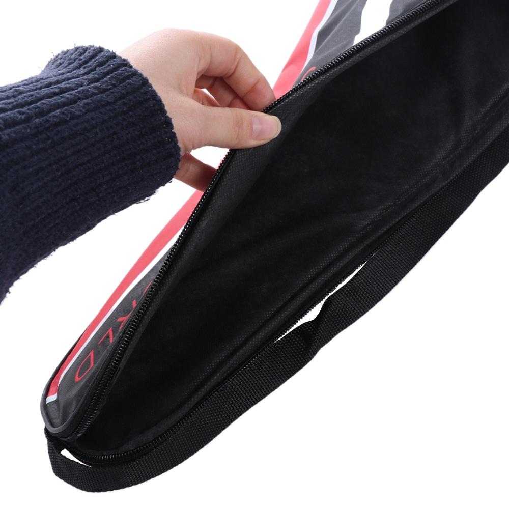 Racket Cover Bag - オックスフォード生地バドミントンラケットバッグ、調節可能なストラップ付きラケットカバー、シャトルコックバッグ、ショルダーバッグ、軽量ラケットスポーツバッグ