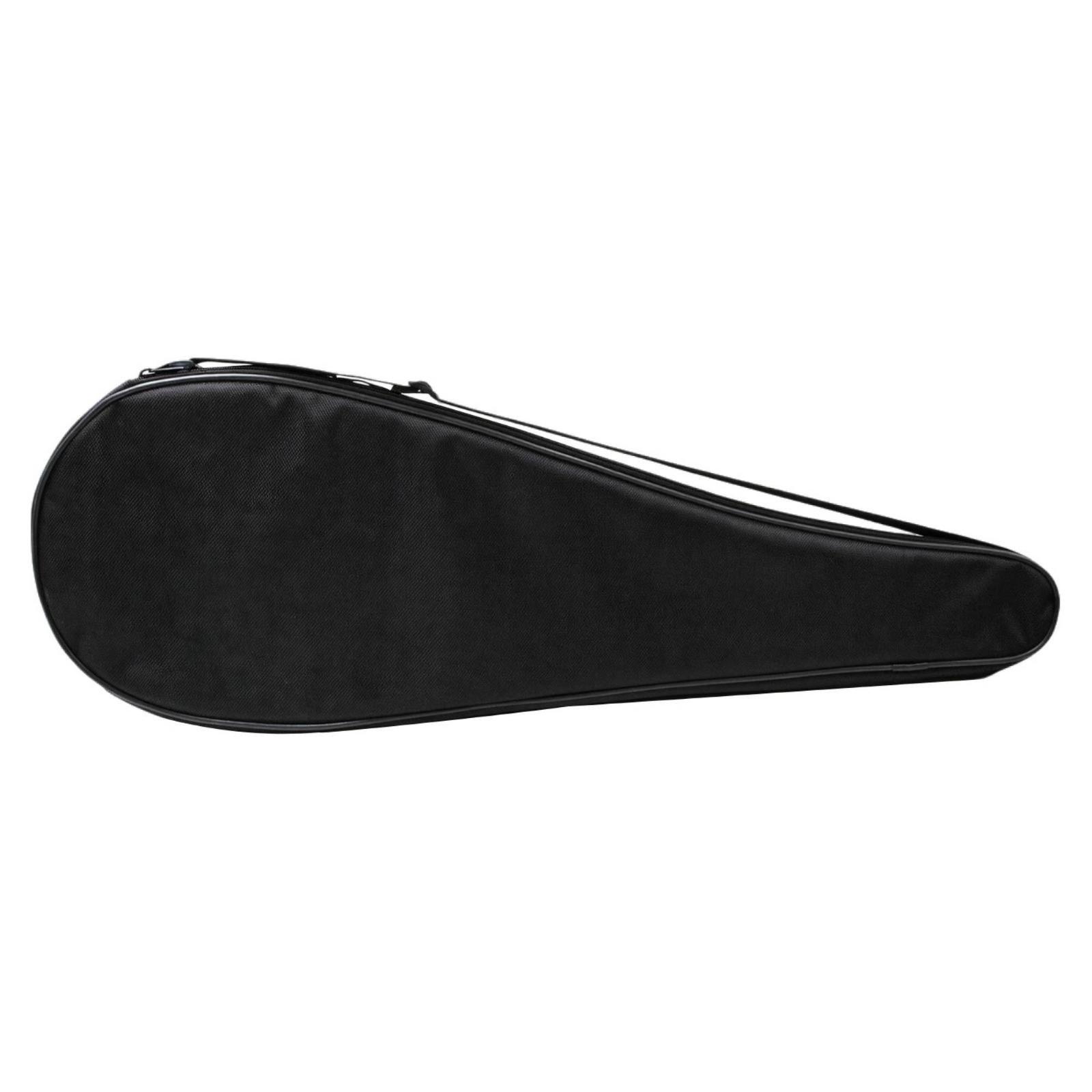 Racket Cover Bag - ラケット収納ケース スクワッシュラケット用 ティアドロップ型ショルダーキャリーバッグ 耐久性のあるオックスフォード製保護カバー 日常使用に最適