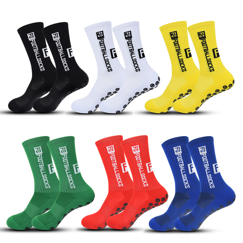 3 ペア FS ノンスリップサッカーソックス男性女性ミッドカ - Ankle Support Badminton のレビューと価格