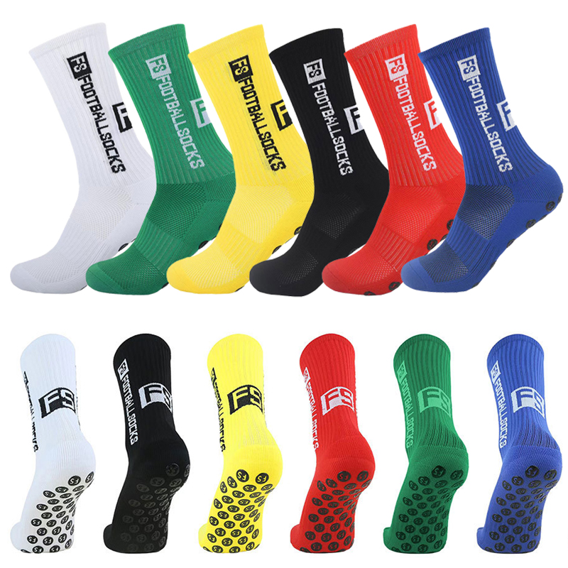 3 ペア FS ノンスリップサッカーソックス男性女性ミッドカ - Ankle Support Badminton のレビューと価格