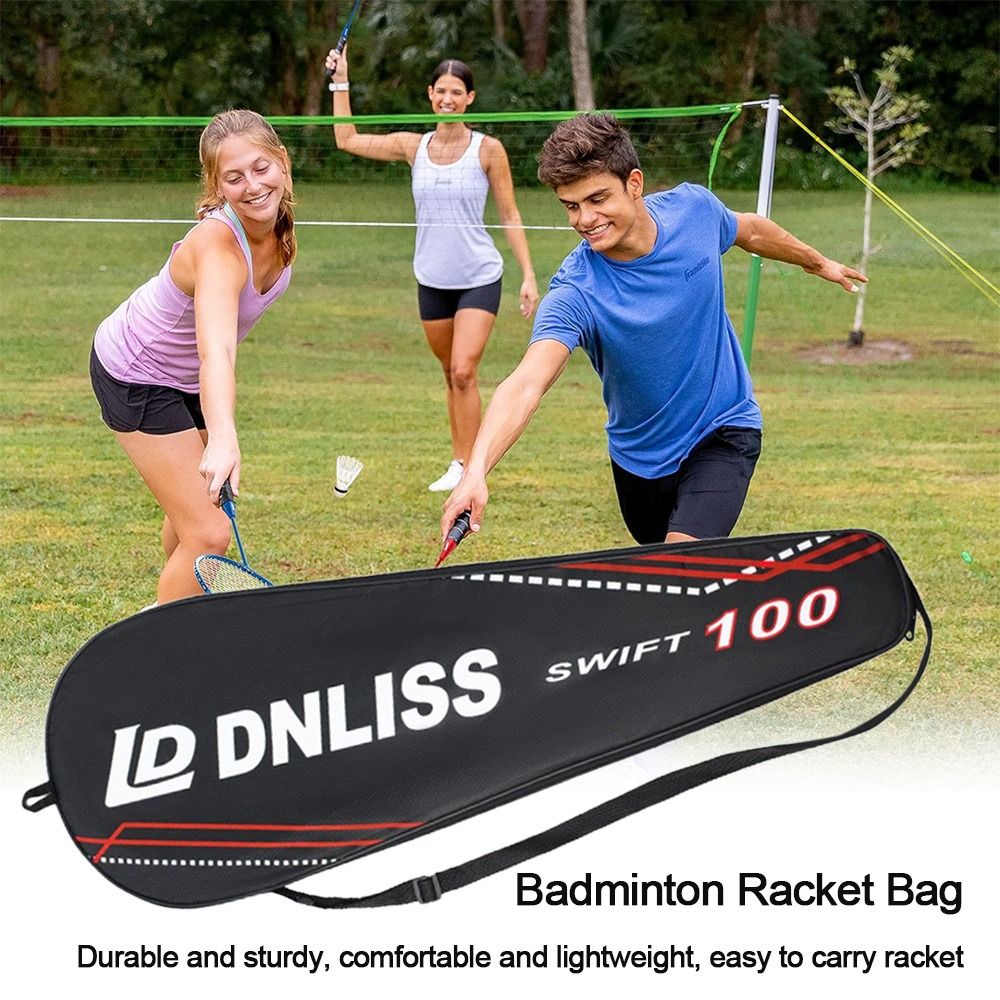 保護ポーチ厚いバドミントンラケットバッグオックスフォードポー - Racket Cover Bag のレビューと価格