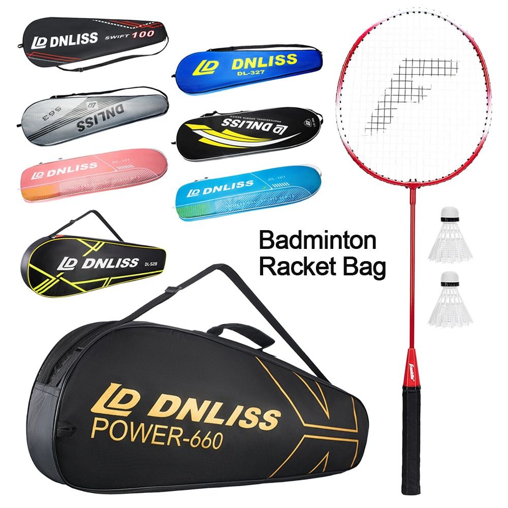 保護ポーチ厚いバドミントンラケットバッグオックスフォードポー - Racket Cover Bag のレビューと価格