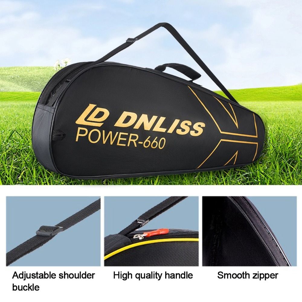 保護ポーチ厚いバドミントンラケットバッグオックスフォードポー - Racket Cover Bag のレビューと価格
