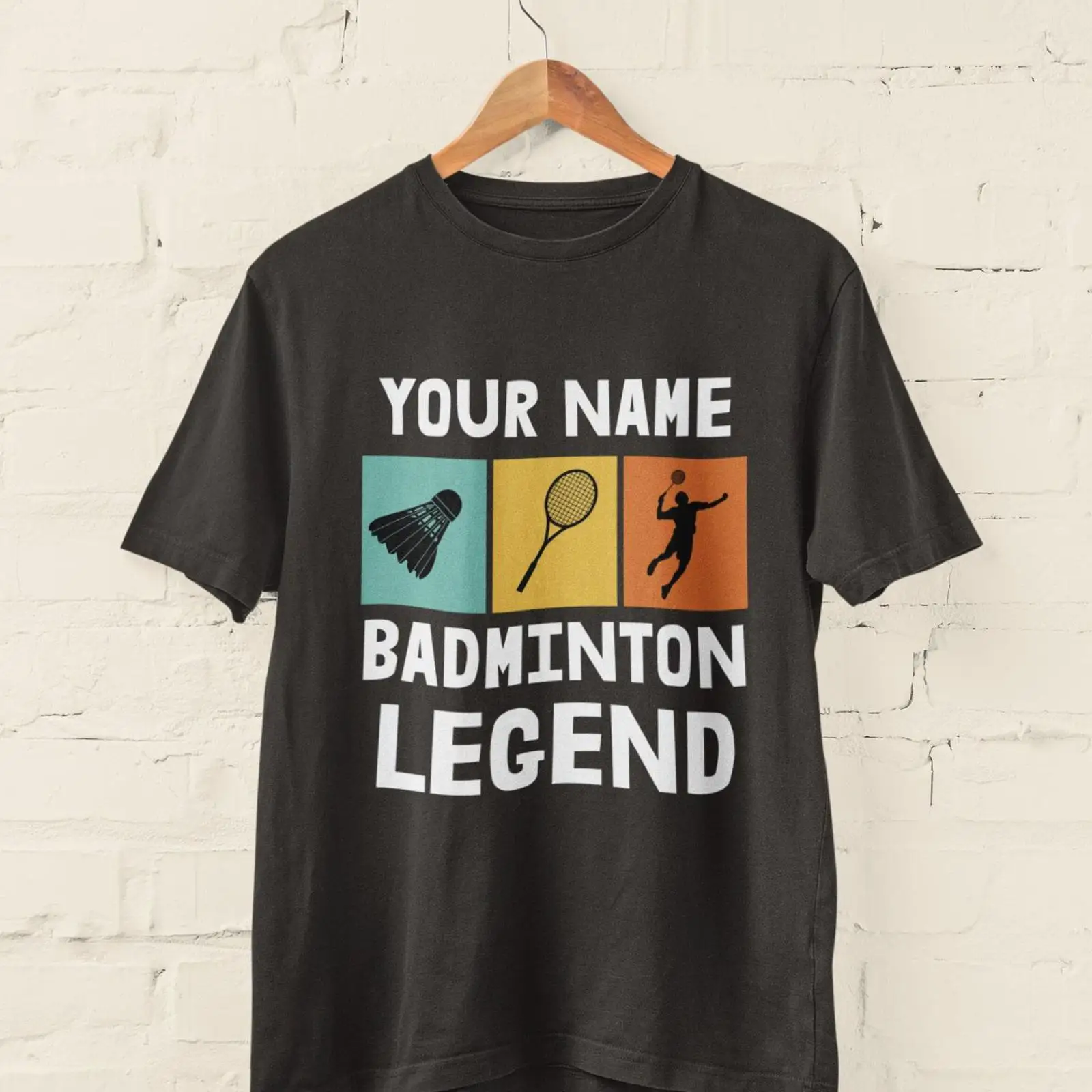 パーソナライズされたバドミントンレジェンドTシャツ、選手用カ - Badminton Legend のレビューと価格