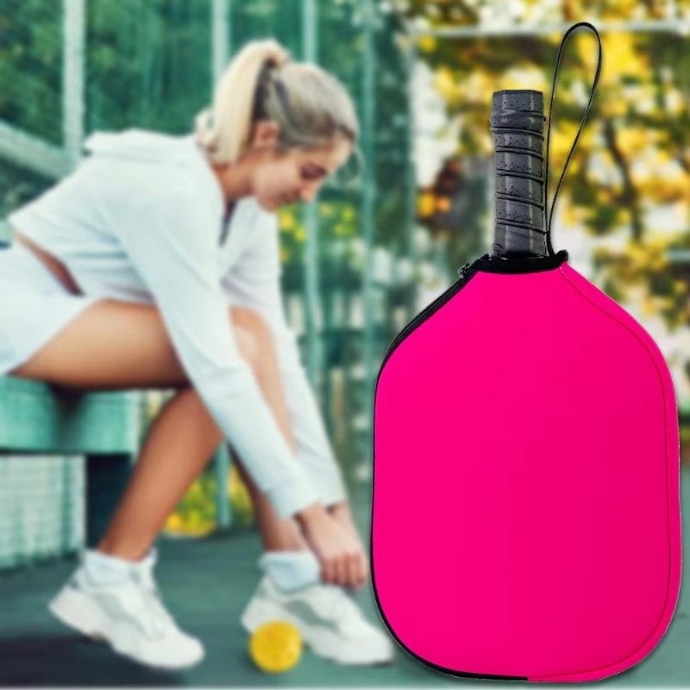 ネオプレン素材のピクルボールパドルカバー、ジッパー付き、軽量 - Racket Cover Bag のレビューと価格