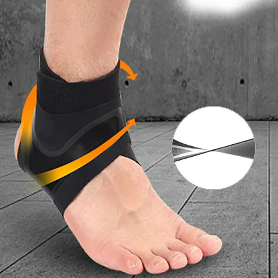 1 個の足首ブレースサポート圧縮スリーブ通気性ランニングフッ - Ankle Support Badminton のレビューと価格